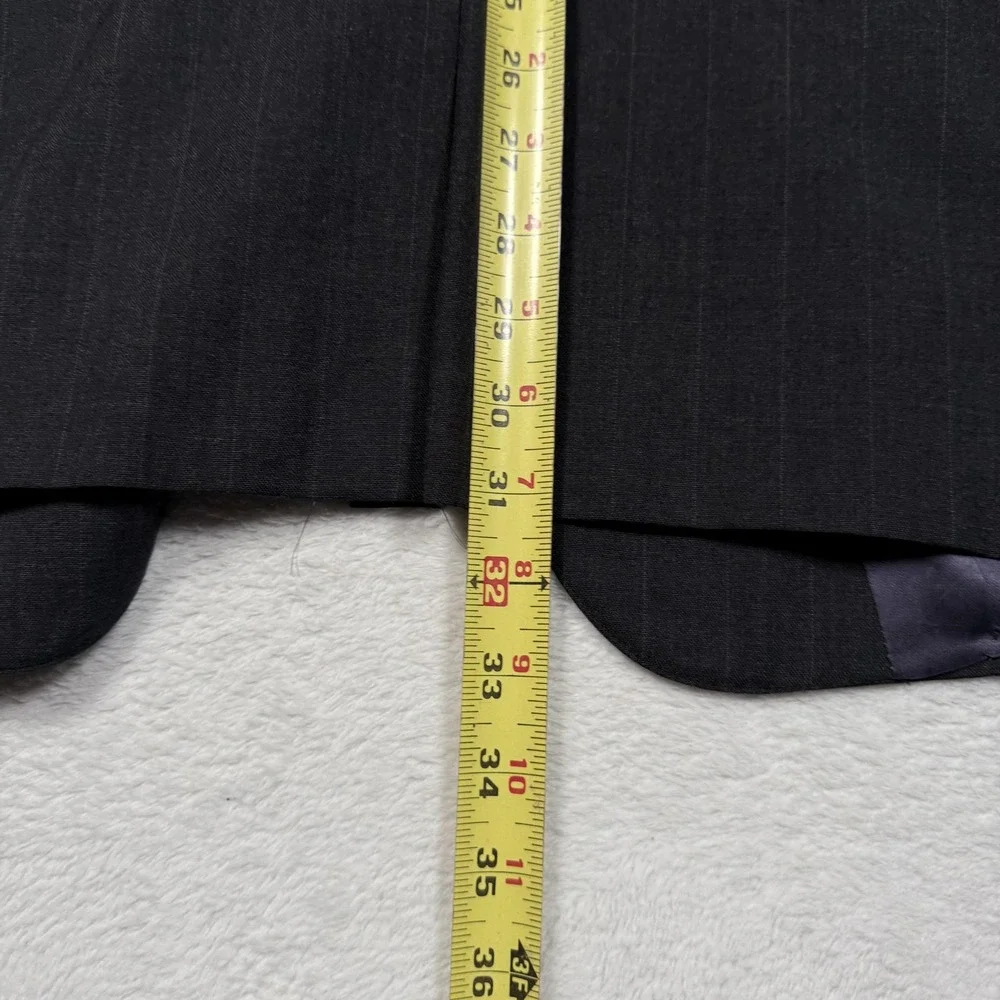 Jos. A. Bank Executive Collection Blazer Mens Charcoal Pinstripe 2 Button Jacket